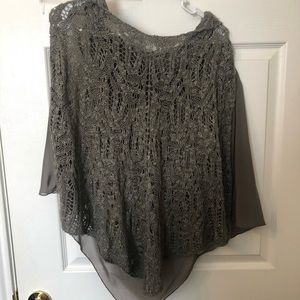 Pullover lace sweater
